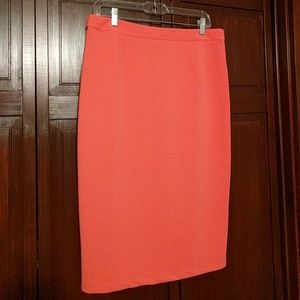 Pink Stretchy Pencil Skirt
